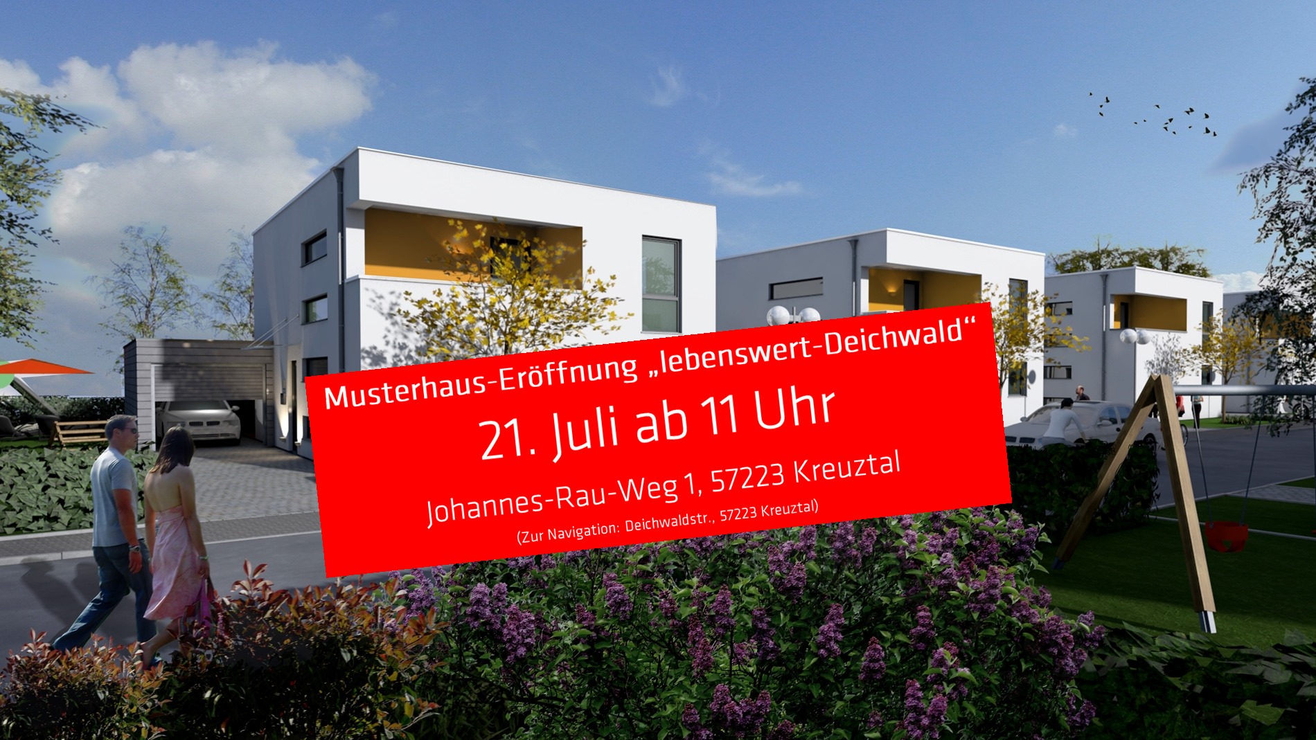 Du betrachtest gerade Eröffnung Musterhaus “Lebenswert-Deichwald” am 21. Juli 2018